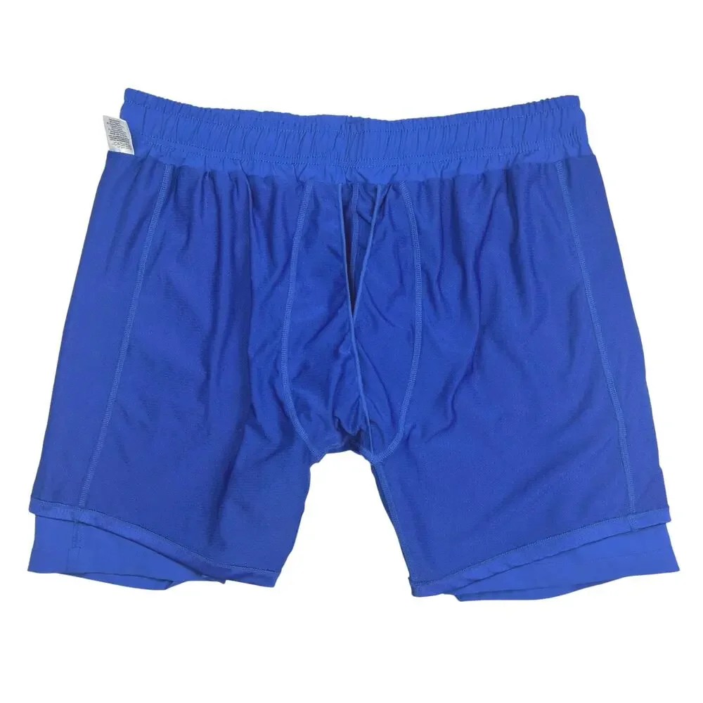 Hamabe | Men | Mazarine Blue Comfort Liner Volley Swim Trunks | Size XL